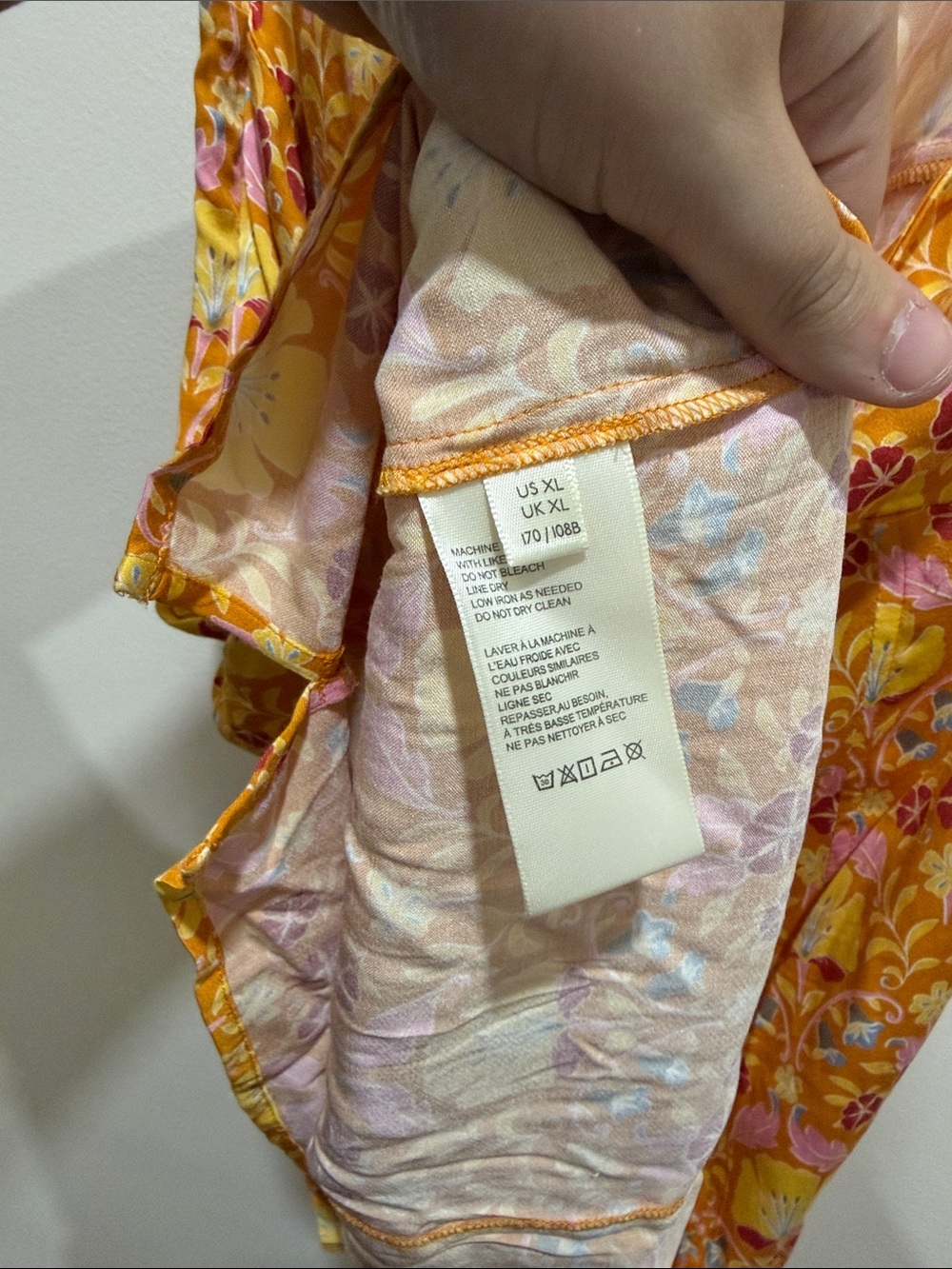 NWOT Free People Sasha Mini Dress in Sunshine Combo Yellow Floral Halter Dress - Picture 8 of 8